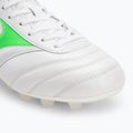 Vyriški futbolo bateliai Mizuno Morelia II Japan Md white/neon green/galaxy silver 7