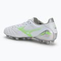 Vyriški futbolo bateliai Mizuno Morelia Neo IV Pro Md white/neon green/cool gray 3c 3