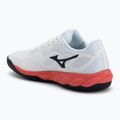 Vyriški teniso bateliai Mizuno Wave Enforce Court AC white/baritone blue/calypso coral 3