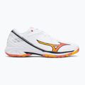 Badmintono batai Mizuno Wave Claw 3 white/citrus/calypso coral 2