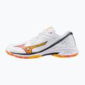 Badmintono batai Mizuno Wave Claw 3 white/citrus/calypso coral 8