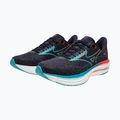Vyriški bėgimo batai Mizuno Wave Rider 29 odyssey gray/Ccapri breeze/calypso coral 8