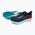 Vyriški bėgimo batai Mizuno Wave Rider 29 odyssey gray/Ccapri breeze/calypso coral 9