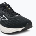 Vyriški bėgimo batai Mizuno Wave Inspire 21 black/white/vibrant yellow 7