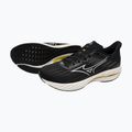 Vyriški bėgimo batai Mizuno Wave Inspire 21 black/white/vibrant yellow 16