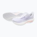 Moteriški bėgimo batai Mizuno Wave Rider 29 white/icelandic blue/strikingcoral 9
