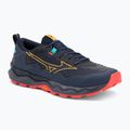 Vyriški bėgimo batai Mizuno Wave Daichi 9 baritone blue/citrus/fiery coral 2