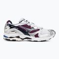 Batai Mizuno Wave Rider 10 white/baritone blue/dark purple 2