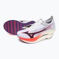 Bėgimo batai Mizuno Wave Rebellion Pro 3 white/baritone blue/fiery cora 9