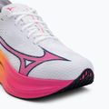 Bėgimo batai Mizuno Wave Rebellion Pro 3 white/pink tetra/tang orange 7
