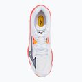 Tinklinio batai Mizuno Wave Lightning Z8 white/fiery coral 2/citrus 5
