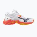 Tinklinio batai Mizuno Wave Lightning Z8 Mid white/fiery coral 2/citrus