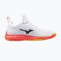 Tinklinio batai Mizuno Wave Luminous 3 white/fiery coral 2/citrus 2