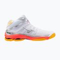 Tinklinio batai Mizuno Wave Voltage 2 Mid white/fiery coral 2/citrus 2