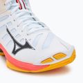 Tinklinio batai Mizuno Wave Voltage 2 Mid white/fiery coral 2/citrus 7