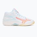 Moteriški tinklinio batai Mizuno Thunder Blade Z Mid white/calypso coral/pale banan 2