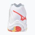 Moteriški tinklinio batai Mizuno Wave Lightning Z8 Mid white/calypso coral/pale banan 3