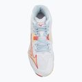 Moteriški tinklinio batai Mizuno Wave Lightning Z8 Mid white/calypso coral/pale banan 5