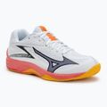 Vaikiški tinklinio batai Mizuno Lightning Star Z7 balti/ugningas koralas 2/citrina