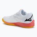 Vaikiški tinklinio batai Mizuno Lightning Star Z7 balti/ugningas koralas 2/citrina 3