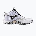 Tinklinio bateliai Mizuno Wave Momentum Elite Mid white/black/gold 8