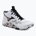 Tinklinio bateliai Mizuno Wave Momentum Elite Mid white/black/gold