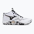 Tinklinio bateliai Mizuno Wave Momentum Elite Mid white/black/gold 2
