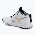 Tinklinio bateliai Mizuno Wave Momentum Elite Mid white/black/gold 3