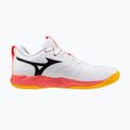 Tinklinio batai Mizuno Wave Momentum Pro white/fiery coral 2/citrus 2