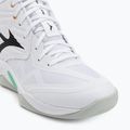 Tinklinio bateliai Mizuno Wave Momentum Pro Mid white/black/frozen emerald 7