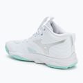 Moteriški tinklinio batai  Mizuno Wave Momentum Elite Mid white/blue tint 3