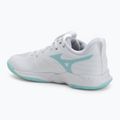 Moteriški tinklinio batai Mizuno Wave Momentum Pro white/blue tint 3
