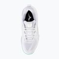 Moteriški tinklinio batai Mizuno Wave Momentum Pro white/blue tint 5