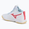 Moteriški tinklinio batai Mizuno Wave Momentum Pro Mid white/calypso coral/pale banan 3
