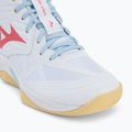 Moteriški tinklinio batai Mizuno Wave Momentum Pro Mid white/calypso coral/pale banan 7