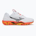 Batai rankiniam Mizuno Wave Stealth 6 white/fiery coral 2/citrus 2