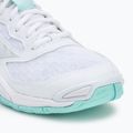 Moteriški batai rankiniam Mizuno Wave Phantom 3 white/blue tint 7