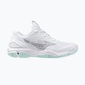 Moteriški batai rankiniam Mizuno Wave Stealth 6 white/blue tint 8