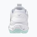 Moteriški batai rankiniam Mizuno Wave Stealth 6 white/blue tint 10