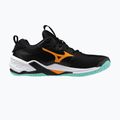 Batai rankiniam Mizuno Wave Stealth Neo 2 black/tangelo/ice green 2