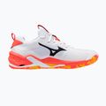 Batai rankiniam Mizuno Wave Stealth Neo 2 white/flery coral 2/citrus 2
