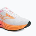 Bėgimo bateliai Mizuno Wave Rider 28 white/tang orange/pink tetra 7