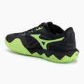 Padelio batai Mizuno Wave Enforce Tour 2 black/foliage green/glowing ap 3