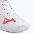 Moteriški tinklinio bateliai Mizuno Wave Lightning Pro Mid white/rose elegance/lava falls 7