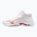 Moteriški tinklinio bateliai Mizuno Wave Lightning Elite Mid white/rose elegance/lava falls