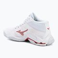 Moteriški tinklinio bateliai Mizuno Wave Lightning Elite Mid white/rose elegance/lava falls 3
