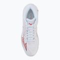 Moteriški tinklinio bateliai Mizuno Wave Lightning Elite Mid white/rose elegance/lava falls 5