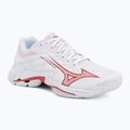 Moteriški tinklinio bateliai Mizuno Wave Lightning Elite white/rose elegance/lava falls