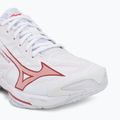 Moteriški tinklinio bateliai Mizuno Wave Lightning Elite white/rose elegance/lava falls 7