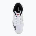 Tinklinio bateliai Mizuno Wave Lightning Pro Mid white/black/fiery red 5
